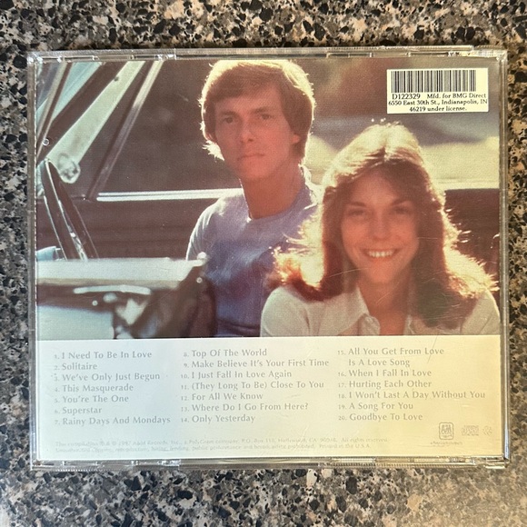 Carpenters Love Songs CD EUC - Picture 2 of 4